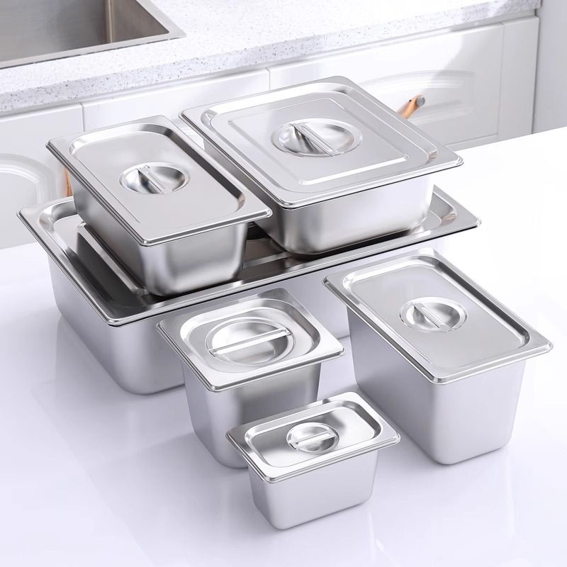 Khay Gastronorm Inox 304 Đựng Thực Phẩm Nhà Hàng Khách Sạn