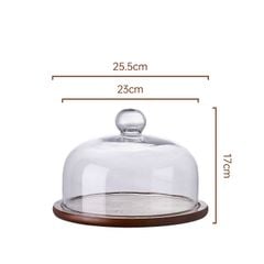 Dĩa Gỗ Cổ Điển Có Nắp Đậy Bày Trí Bàn Tiệc