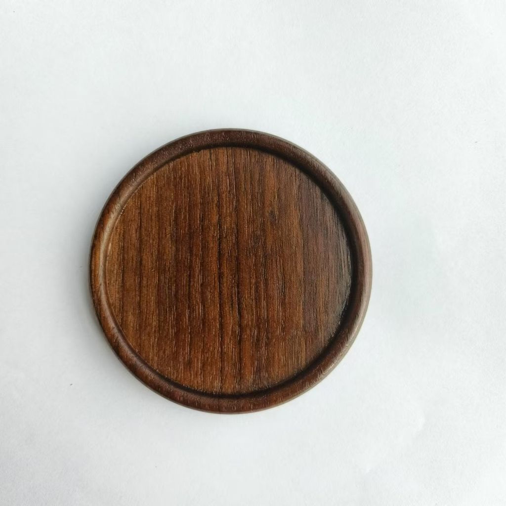 Lót Ly Gỗ Vuông Tròn Có Rãnh