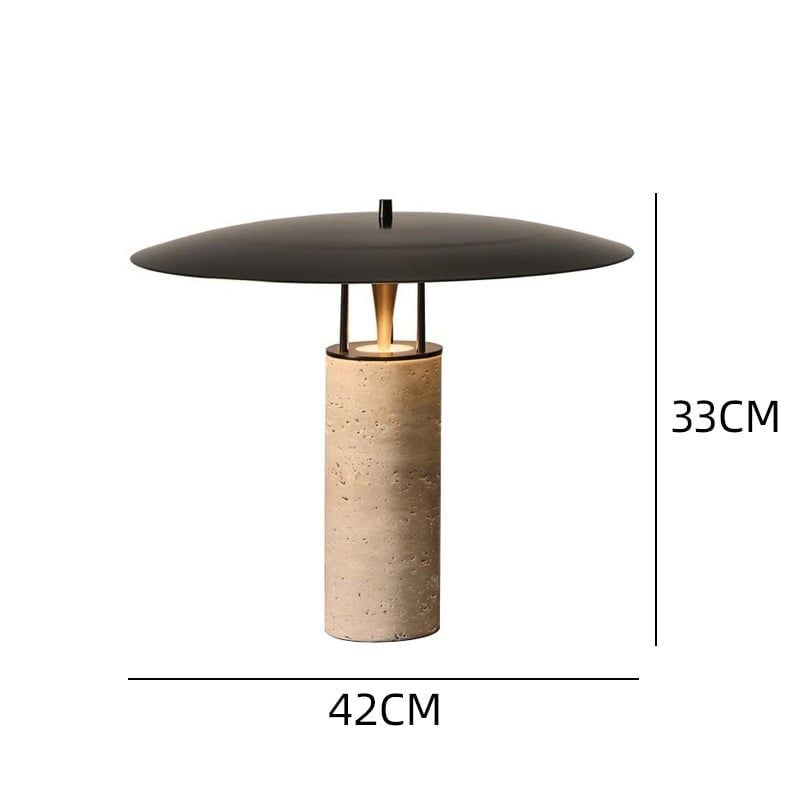 Đèn Bàn Travertine Hậu Hiện Đại Bắc Âu Tối Giản