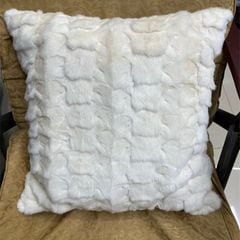 Vỏ Gối Tựa Lưng Vuông Dệt Thủ Công Wabi Sabi Tông Be Cao Cấp