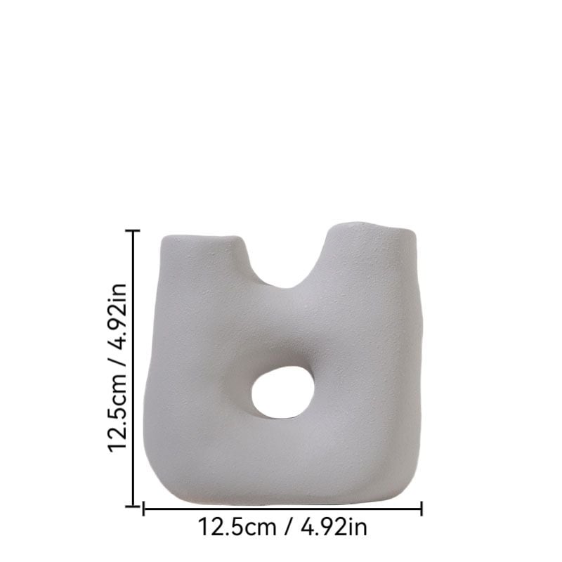 Bình Gốm Cắm Hoa Khô Scandinavian Tối Giản