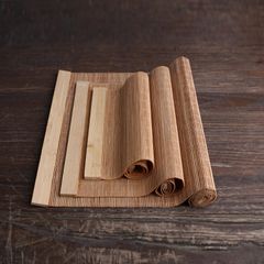 Tấm Lót Bàn Ăn Bằng Tre Có Viền Chống Nóng Phong Cách Nhật