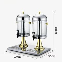 Bình Đựng Nước Trái Cây Buffet Inox Có Vòi 8L