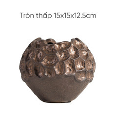 Bộ Bình Hoa Forge Phong Cách Organic Rustic