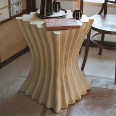 Đôn Trang Trí Hình Trụ Xoắn Hiện Đại Phong Cách Wabi Sabi