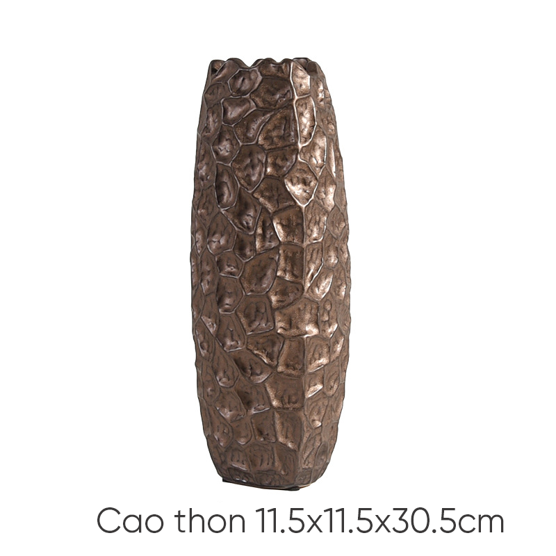 Bộ Bình Hoa Forge Phong Cách Organic Rustic
