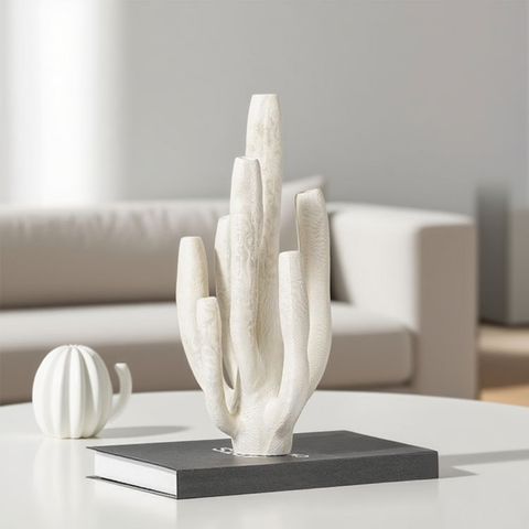 Tượng Decor Xương Rồng San Hô Wabi-Sabi Trang trí Phòng Khách