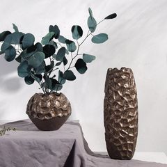 Bộ Bình Hoa Forge Phong Cách Organic Rustic