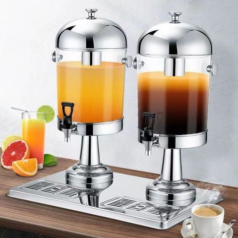 Bình Đựng Nước Trái Cây Buffet Inox Có Vòi 8L