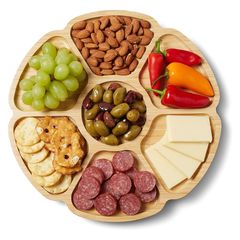 Khay Bánh Thức Ăn Tráng Miệng Hình Hoa Mai Tròn 6 Cánh