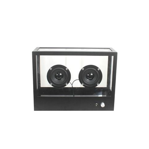 Đồ Decor Hình Loa Kim Loại Acrylic Trong Suốt Phong Cách Tối Giản
