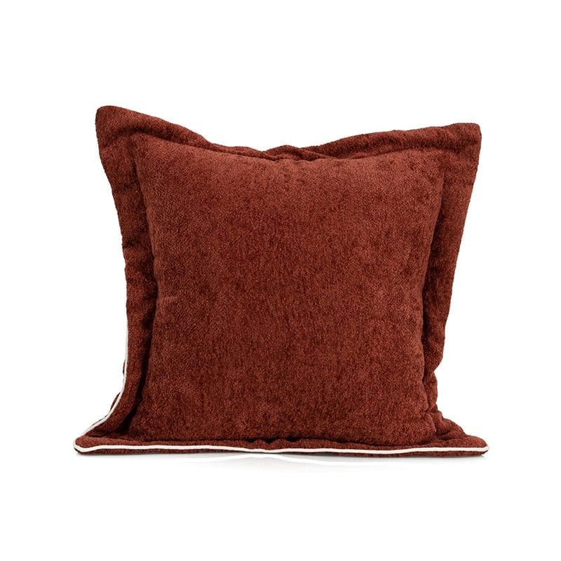 Vỏ Gối Tựa Lưng Sofa Thêu Hình Ngựa Boho Cam Đất