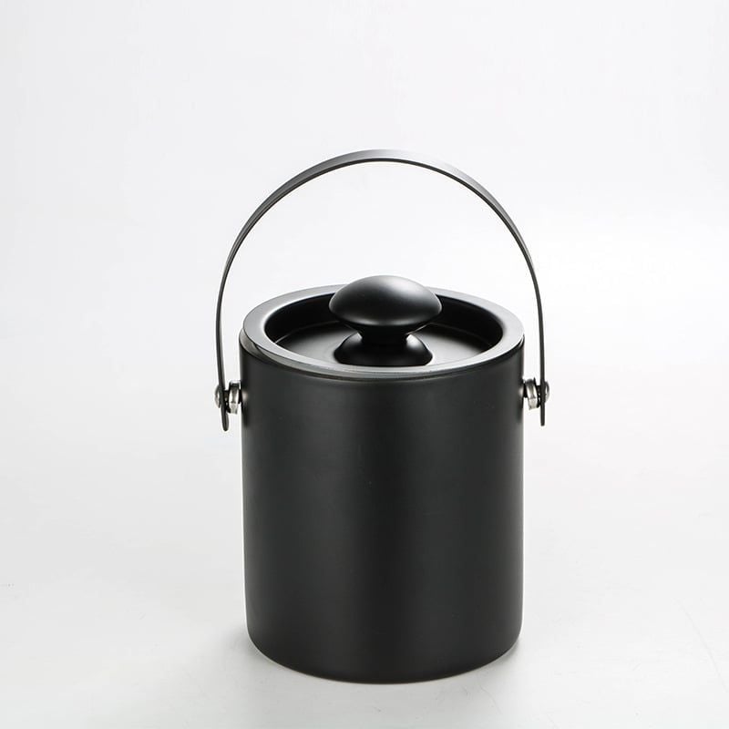 Xô Ướp Lạnh Rượu Bia Inox Có Nắp Và Tay Xách
