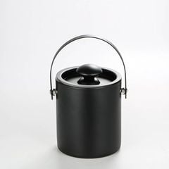 Xô Ướp Lạnh Rượu Bia Inox Có Nắp Và Tay Xách