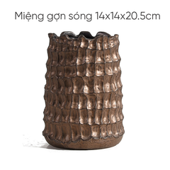 Bộ Bình Hoa Forge Phong Cách Organic Rustic