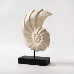 Tượng Trang Trí Hình Vỏ Sò Xoắn Ốc Wabi Sabi