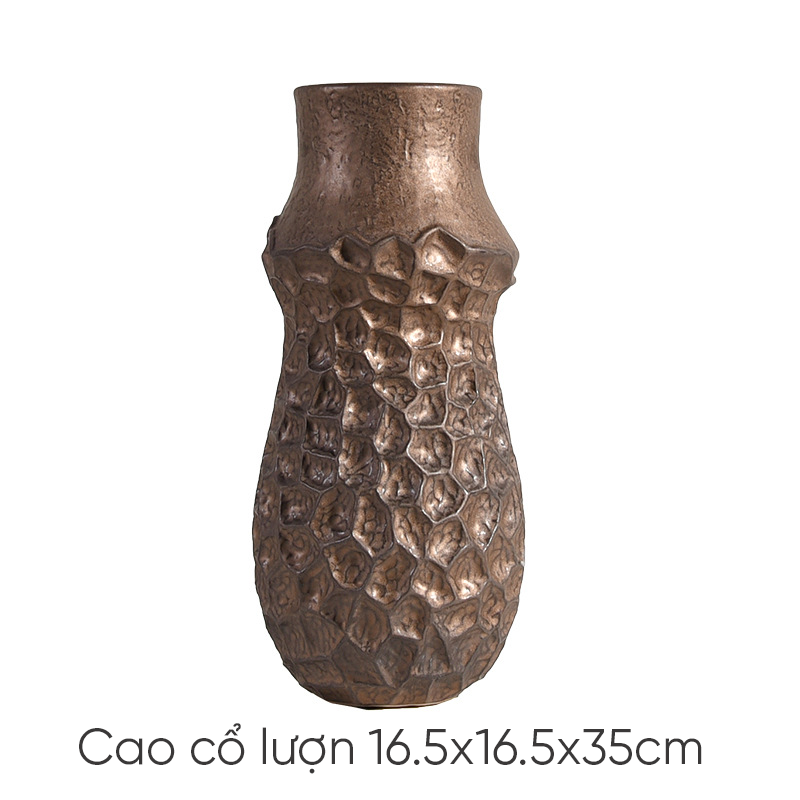 Bộ Bình Hoa Forge Phong Cách Organic Rustic