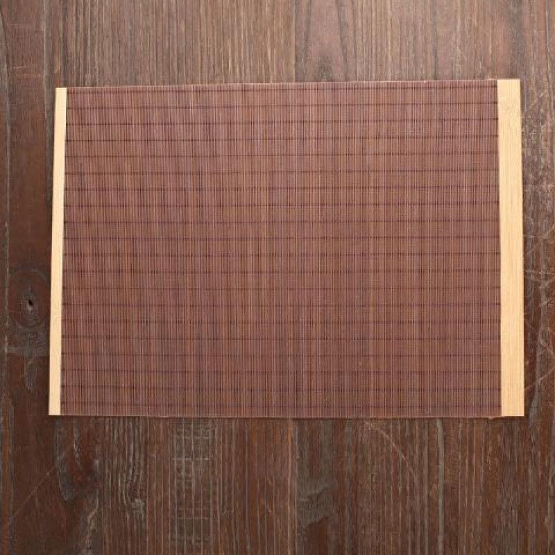 Tấm Lót Bàn Ăn Bằng Tre Có Viền Chống Nóng Phong Cách Nhật