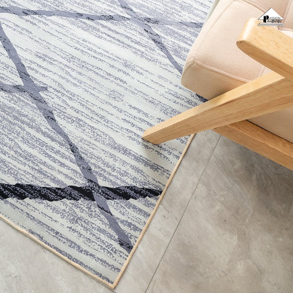 Thảm nhung trải sàn trang trí phòng khách sang trọng