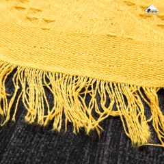 Thảm Phủ Sofa Lưới Dệt Màu Vàng Nổi Bật