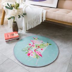 Thảm tròn nhung nỉ họa tiết in hình 3D