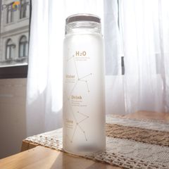 Bình Giữ Nhiệt Hàn Quốc H20 Họa Tiết Chòm Sao Nắp Miệng Chống Tràn