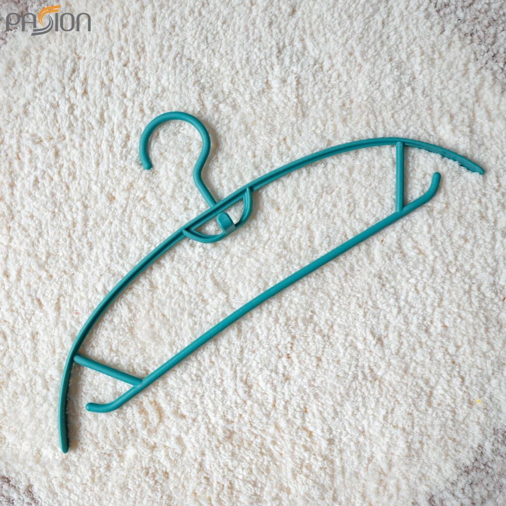 Móc Nhựa Treo Quần Áo Bán Nguyệt Bảo Vệ Quần Áo