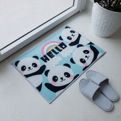 Thảm Bếp Họa Tiết Dễ Thương Phong Cách Xám Rustic