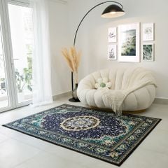 Thảm Nhung Nỉ Trang Trí Thảm Bali Nhung Họa Tiết Cổ Điển Sang Trọng