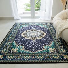 Thảm Nhung Nỉ Trang Trí Thảm Bali Nhung Họa Tiết Cổ Điển Sang Trọng