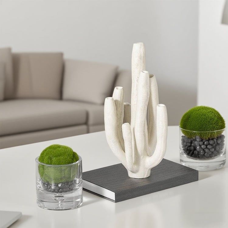 Tượng Decor Xương Rồng San Hô Wabi-Sabi Trang trí Phòng Khách