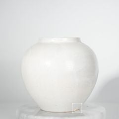 Bình Hoa Gốm Men Chấm Speckled Nghệ Thuật