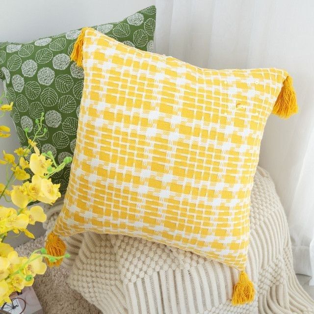 Set Decor Phòng Khách Sắc Vàng Ấm Áp Modern Style