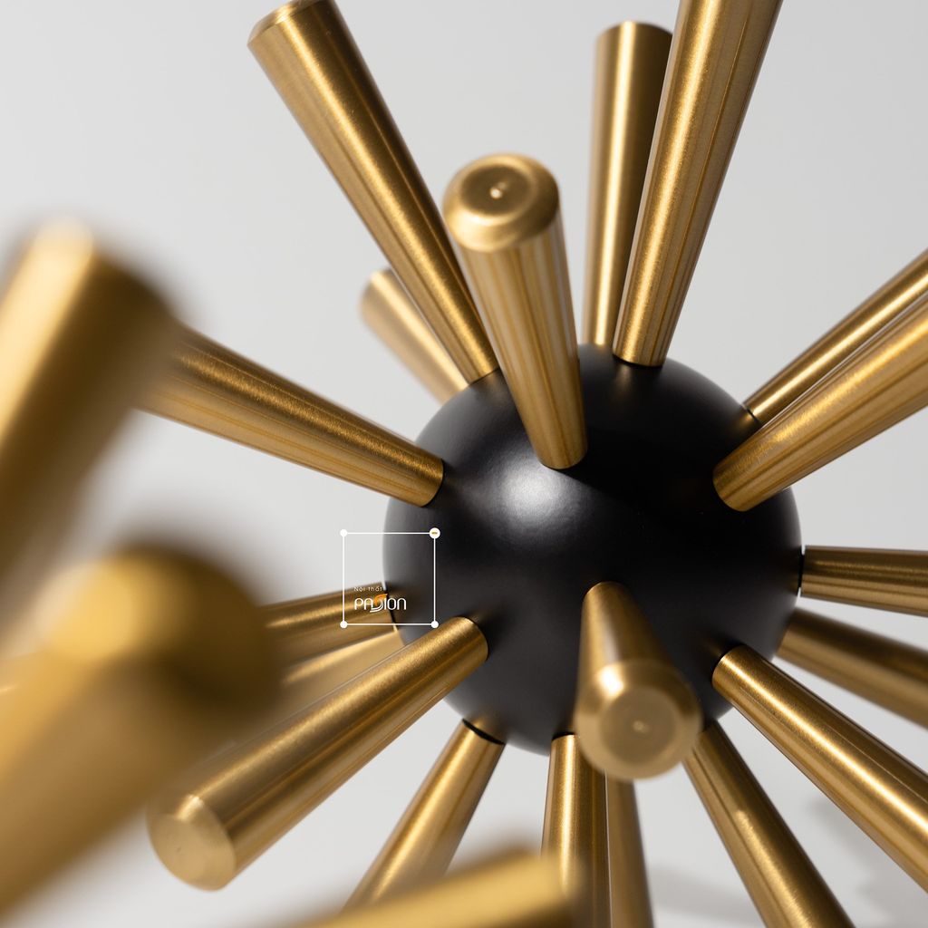 Đồ Trang Trí Tủ Kệ Quả Cầu Gai Hợp Kim Sáng Tạo