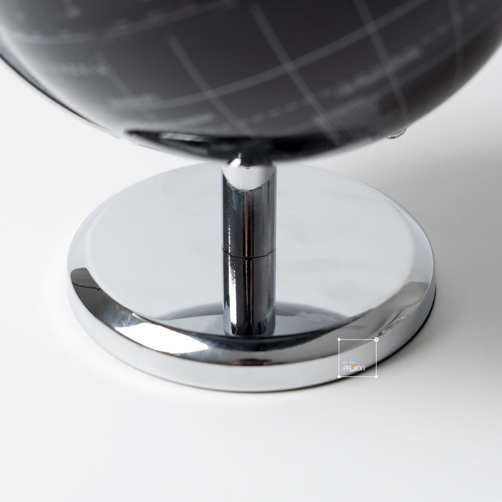 Quả Địa Cầu Chrome Sang Trọng