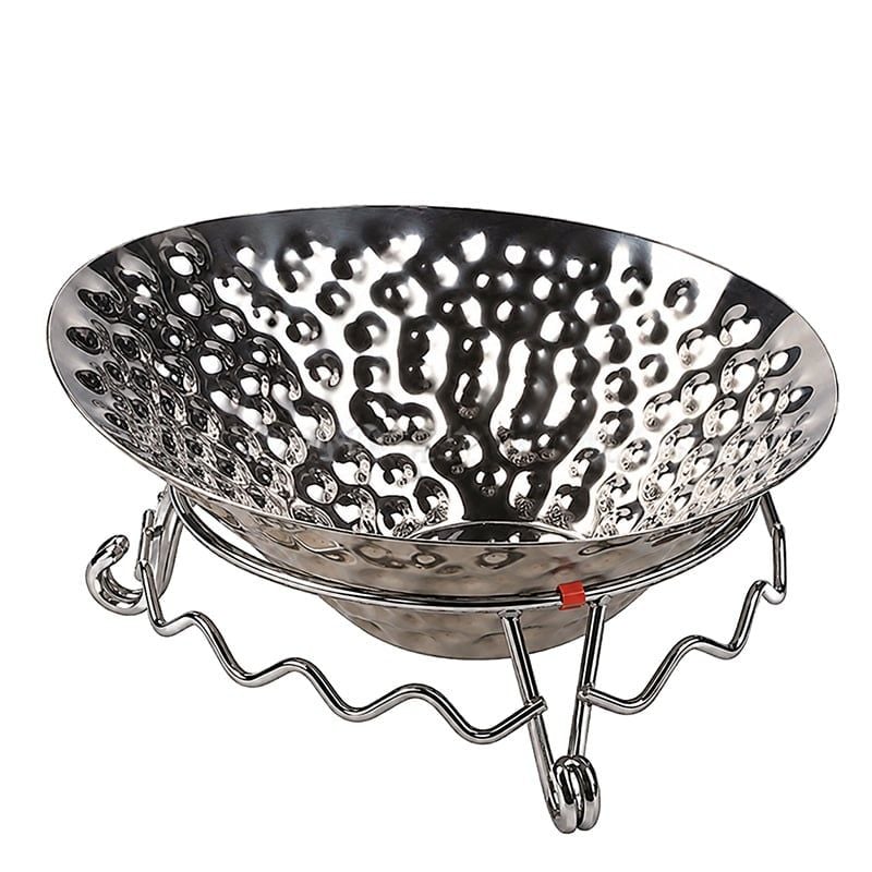 Khay Trưng Bày Thực Phẩm Inox Dạng Nghiêng Cho Buffet