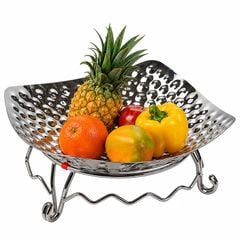 Khay Trưng Bày Thực Phẩm Inox Dạng Nghiêng Cho Buffet