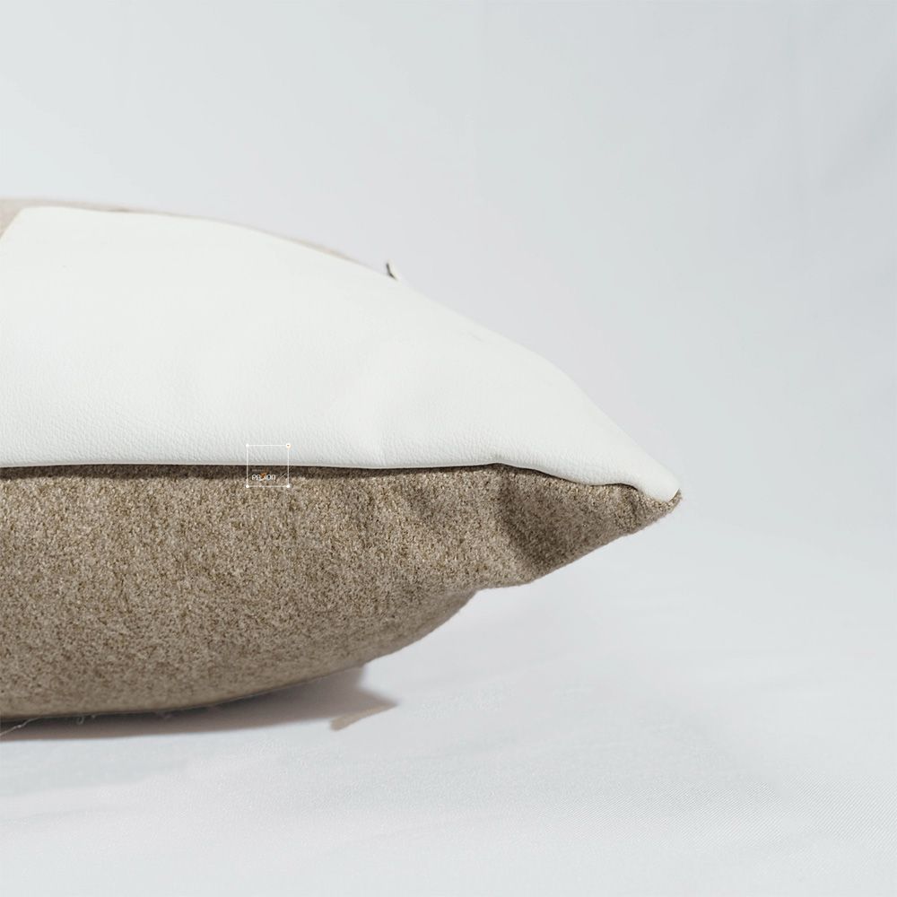 Vỏ Gối Tựa Lưng Phong Cách Wabi Sabi Nâu Hạt Dẻ