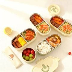 Hộp Cơm Cách Nhiệt Bằng Thép Không Gỉ 304