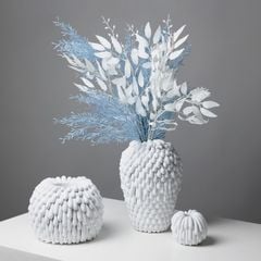 Bình Hoa Giọt Nước Phủ Nhung Kiểu Pháp