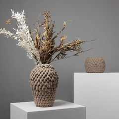 Bình Hoa Giọt Nước Phủ Nhung Kiểu Pháp