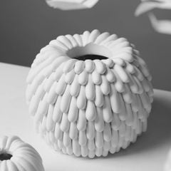 Bình Hoa Giọt Nước Phủ Nhung Kiểu Pháp