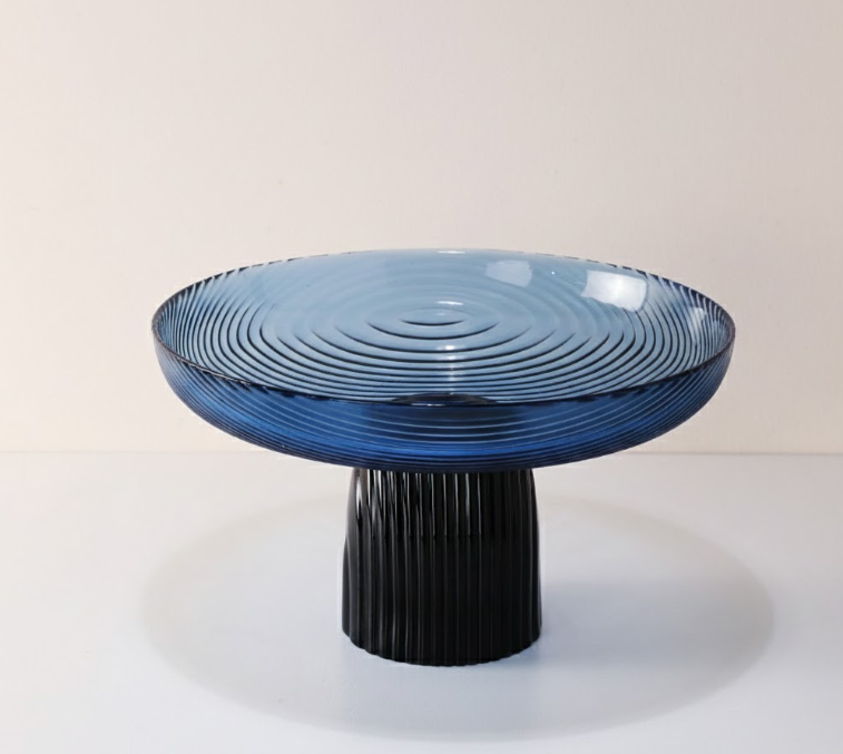 Dĩa Trái Cây Thủy Tinh Có Chân Đế Đựng Trái Cây Thức Ăn Nhẹ