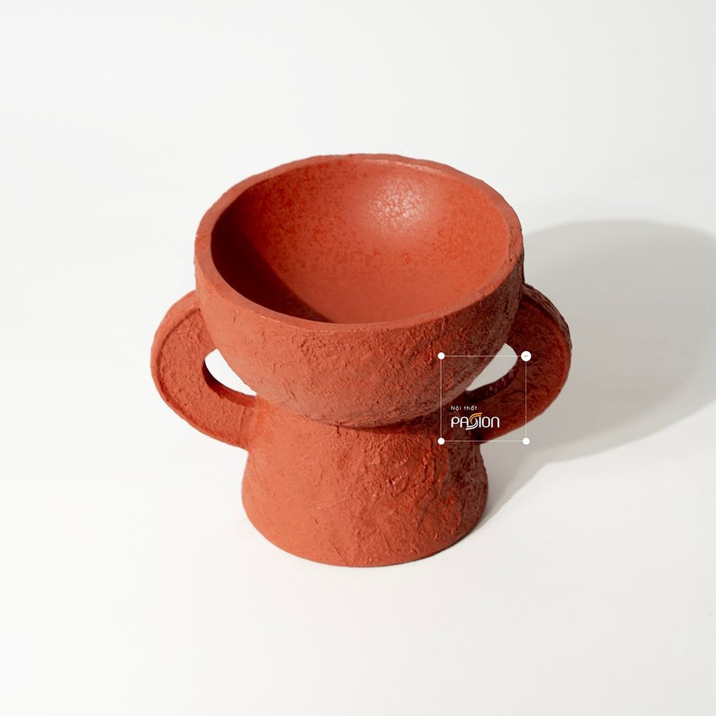 Set Tượng Decor Gốm Sứ Tay Cầm Hình Chiếc Cup Trừu Tượng