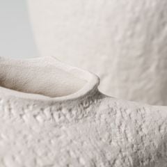 Set 2 Bình Hoa Gốm Wabi Sabi Nâu Cổ Vest Suit