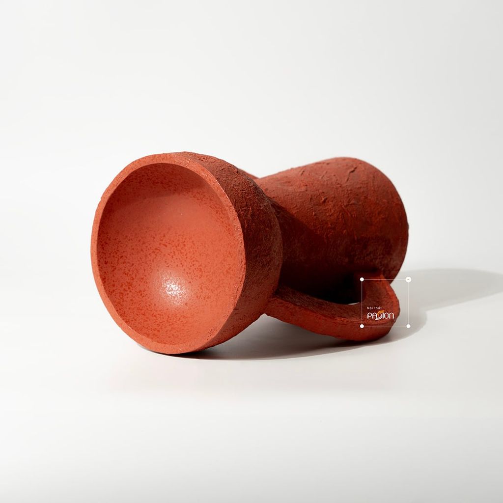 Set Tượng Decor Gốm Sứ Tay Cầm Hình Chiếc Cup Trừu Tượng