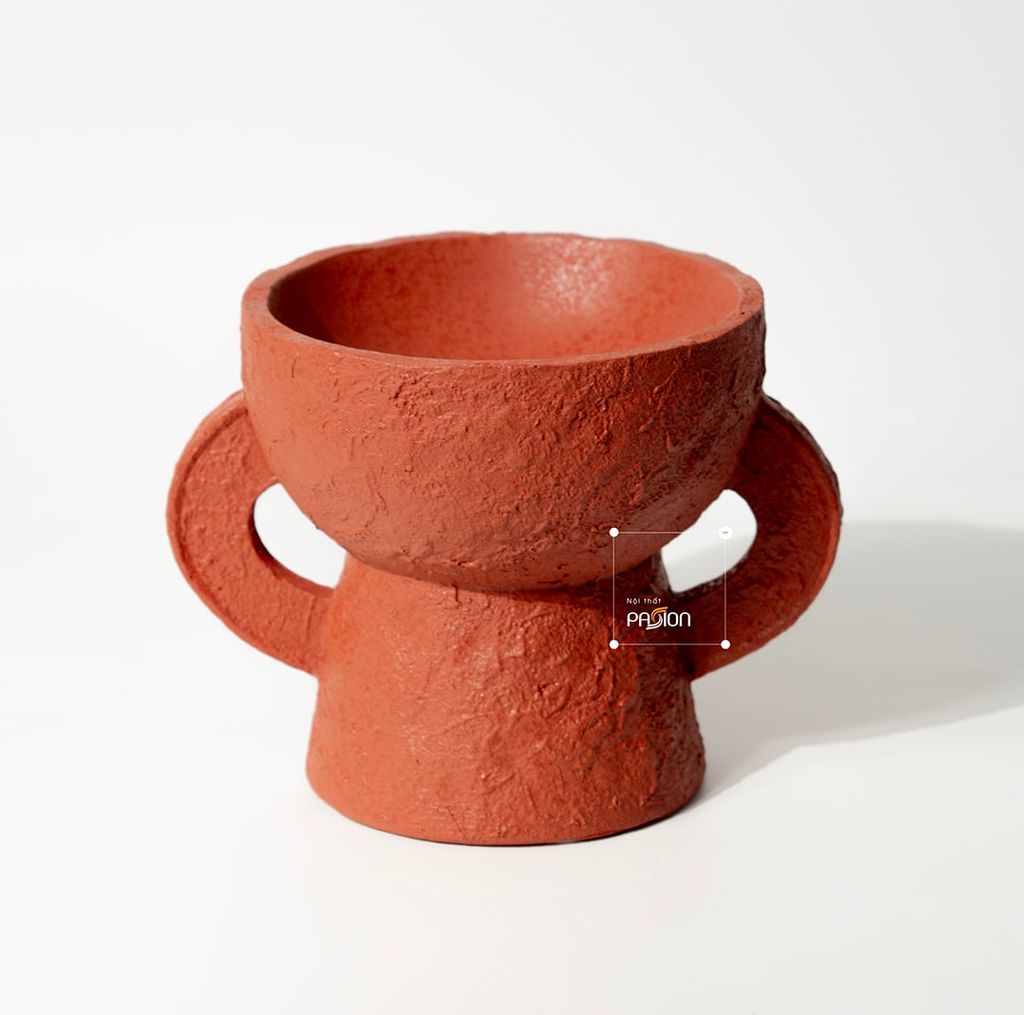 Set Tượng Decor Gốm Sứ Tay Cầm Hình Chiếc Cup Trừu Tượng