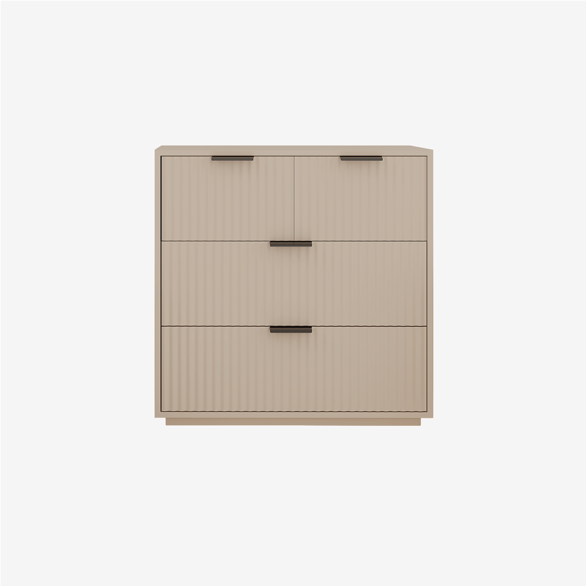 Tủ Trang Trí 3 Ngăn Contemporary Beige Aveline