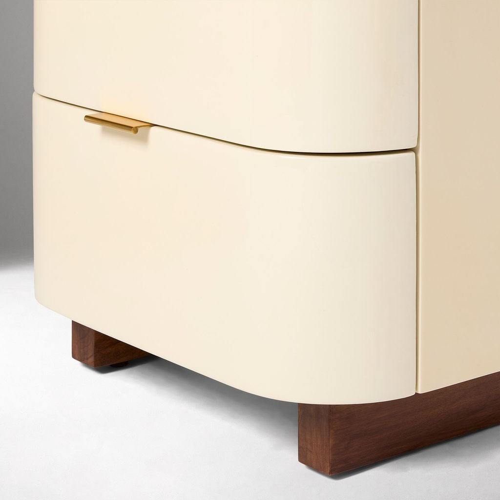 Táp Đầu Giường Hiện Đại Bo Góc Chân Gỗ